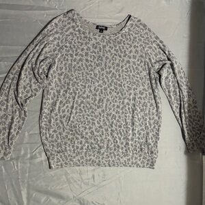 Buffalo David Bitton Light Gray Patterned Sweater